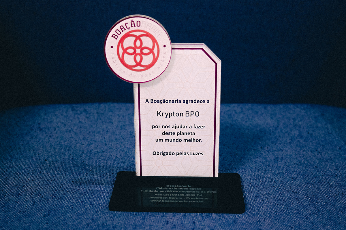 Trofeu Krypton BPO comprometimento social